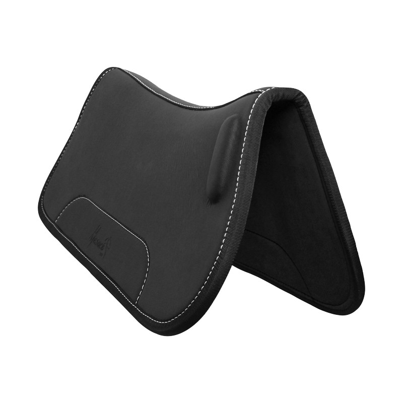 Guardasudor impermeable para silla de montar negra Mesace