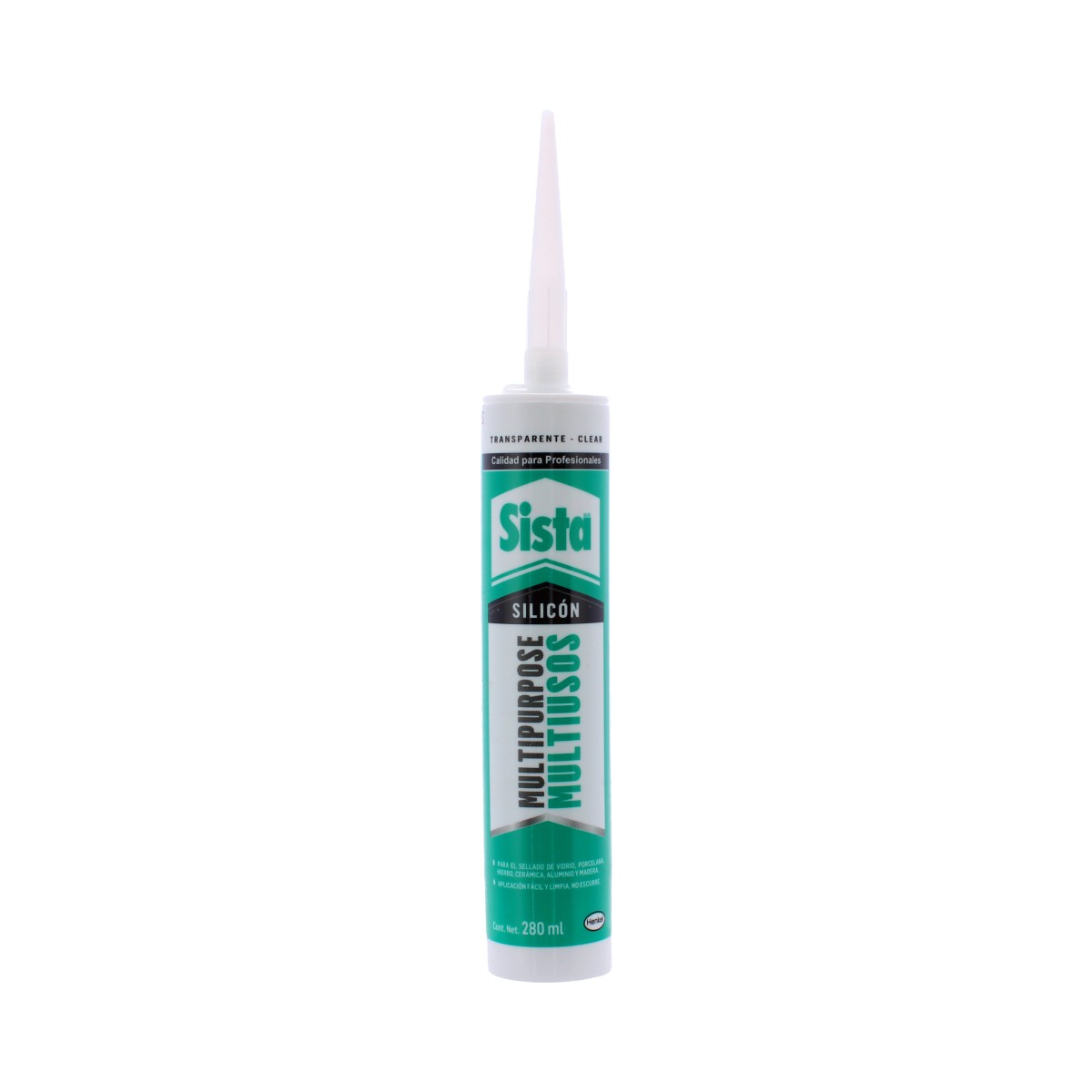 Silicón super transparente Multiusos Sista