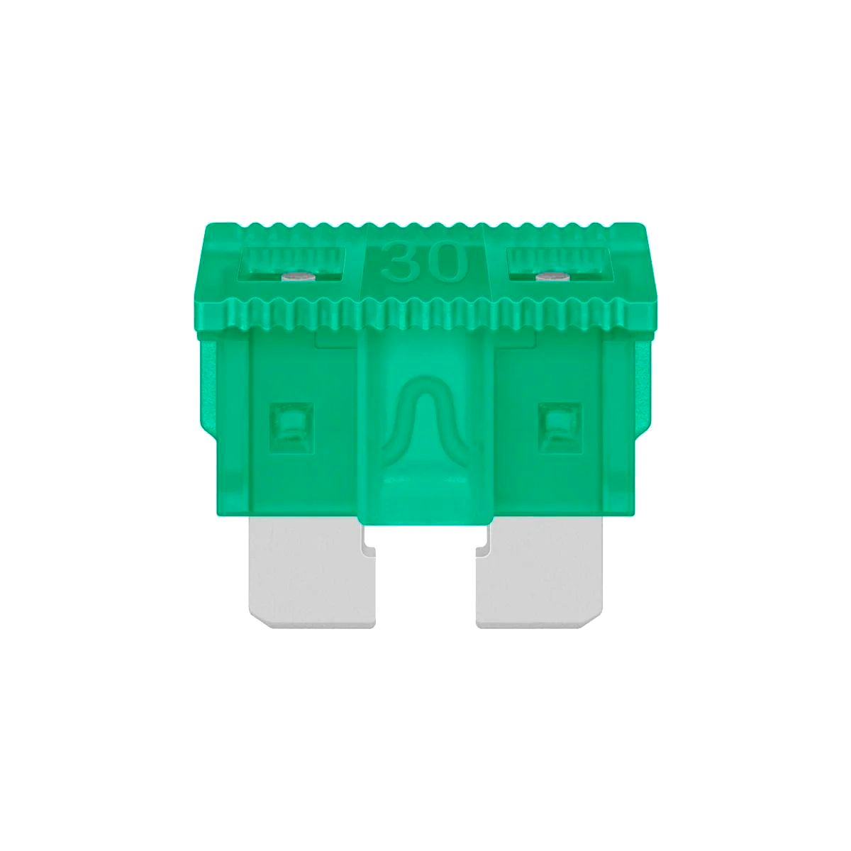 Fusible automotriz de 32 Vcc 30 A, verde FA 30 Steren